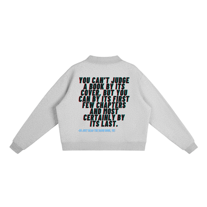 Not about a book sweatshirt